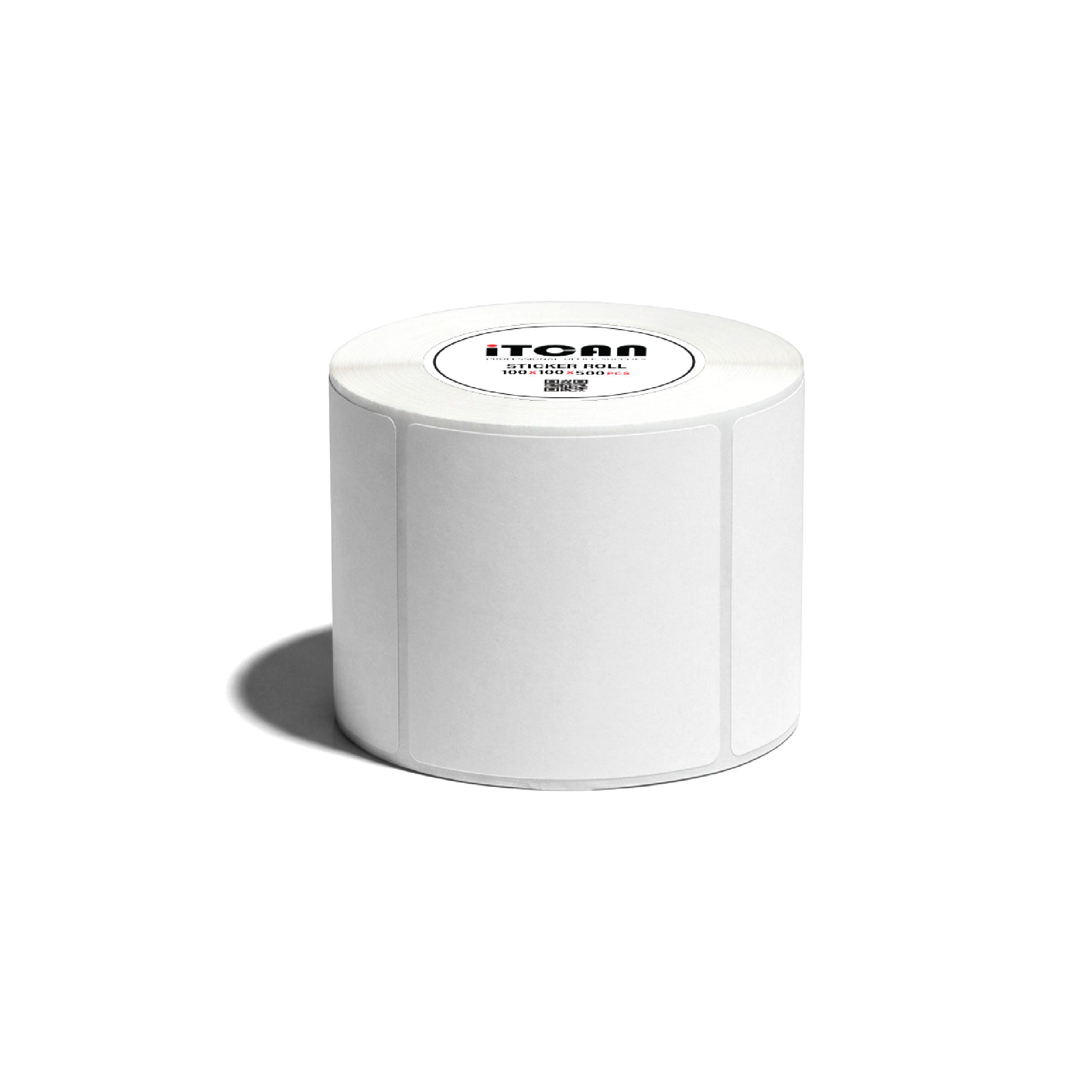กระดาษสติ๊กเกอร์ความร้อน ITCAN 100X100 500 แผ่น แบบม้วน LABEL STICKER_5